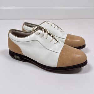 FootJoy White and Tan Athletic Shoes